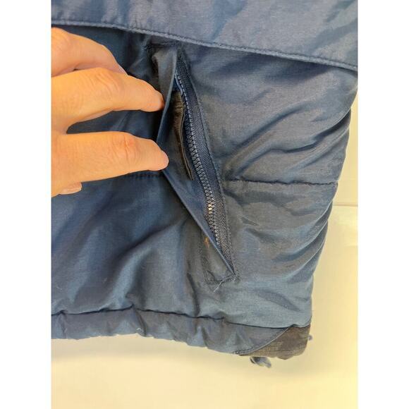 Reebox Vintage Cowboys Boys Kids M 10-12 Blue Nylon Coat - Picture 10 of 14